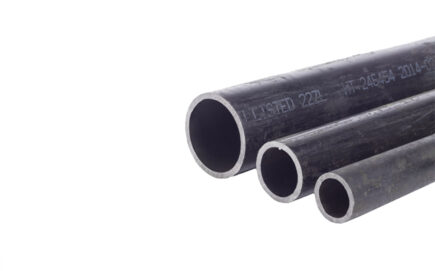 tube-en-acier-noires